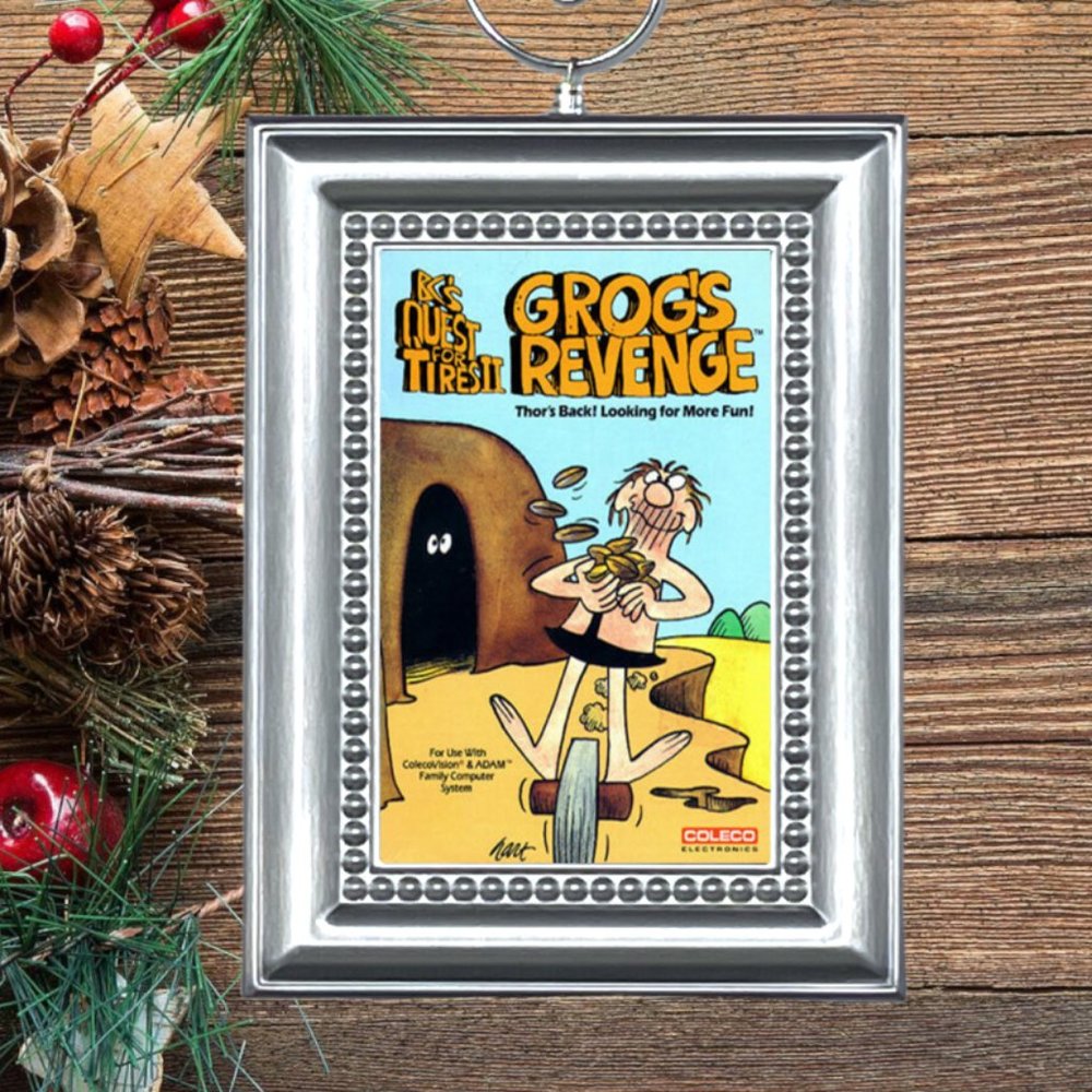 ColecoVision BC's Quest For Tires Video Game Memorabilia Christmas Tree Ornament